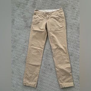 JCrew women’s Waverly Chino Khaki pants